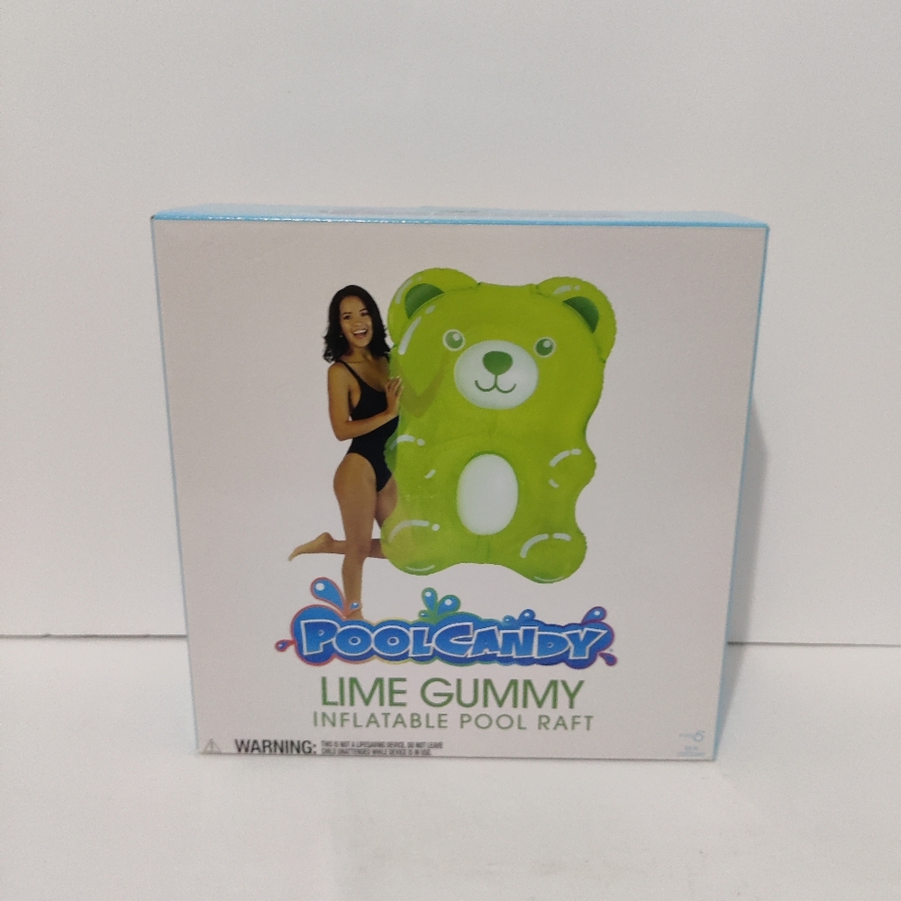 Pool Candy Lime Gummy Inflatable Pool Raft - Picture 1 of 5
